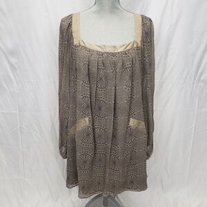 Ted Baker Square neck tunic dress size 10